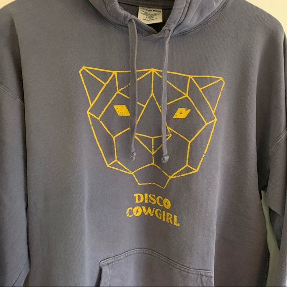 Disco Cowgirl Predators Jaguar Head Hoodie Sweatshirt, Large - Picture 3 of 16
